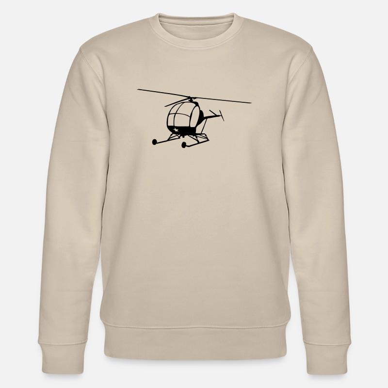 helicopter TH55 osage - Stanley/Stella CHANGER Unisex Organic Sweatshirt - beige