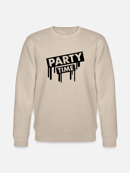 party_time_graffiti - Stanley/Stella CHANGER Unisex Organic Sweatshirt - beige