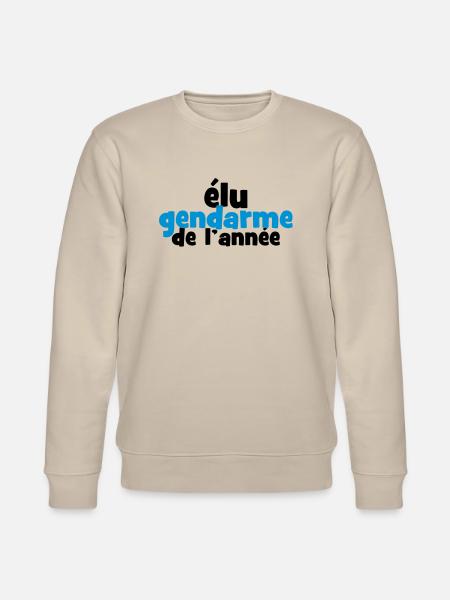 Elu Gendarme de l'année ! - Sweat bio CHANGER Stanley/Stella Unisexe - beige