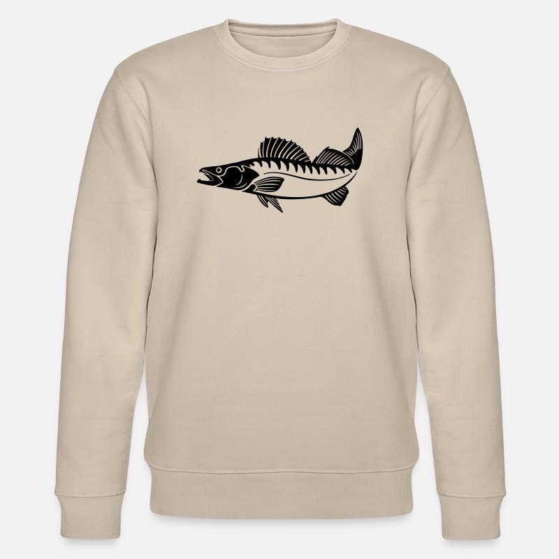 Zander (Pikeperch) - Stanley/Stella Unisex Bio-Sweatshirt CHANGER  - Beige