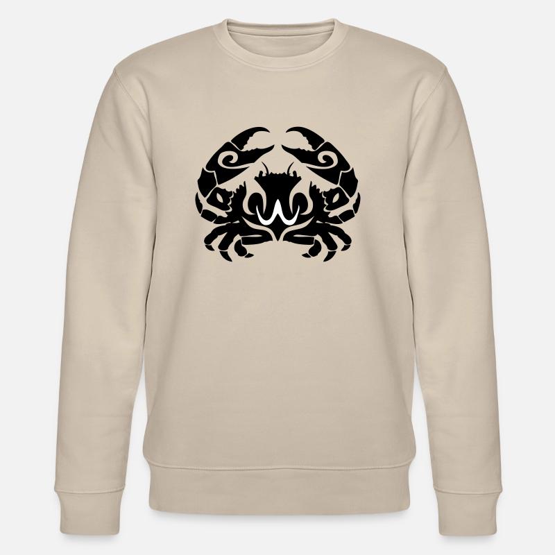 Stammes-Krabben 1 - Stanley/Stella Unisex Bio-Sweatshirt CHANGER  - Beige