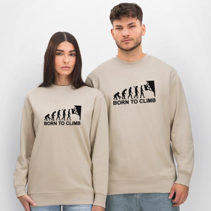Évolution Escalade Sweat bio CHANGER Stanley/Stella Unisexe