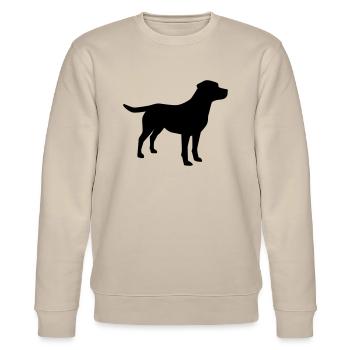 Labrador - Stanley/Stella Unisex Bio-Sweatshirt CHANGER  - Beige - Vorne - Nik (191cm) & Marisol (170cm)
