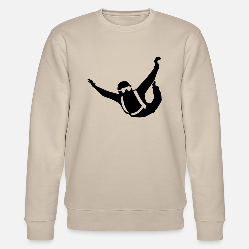 Skydiving - Stanley/Stella Unisex Bio-Sweatshirt CHANGER  - Beige