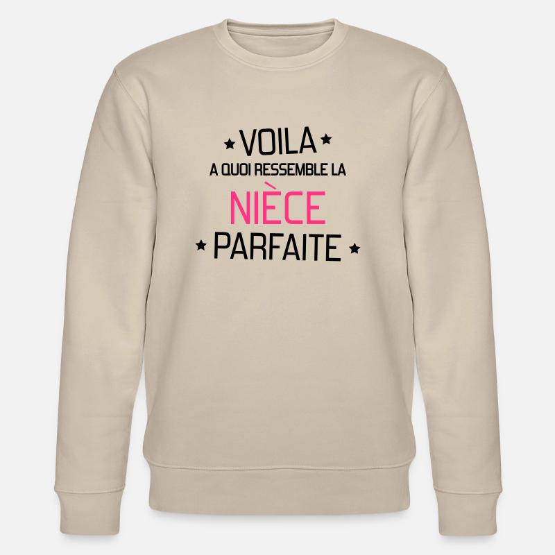 Nièce / Neveu / Oncle / Tante - Sweat bio CHANGER Stanley/Stella Unisexe - beige