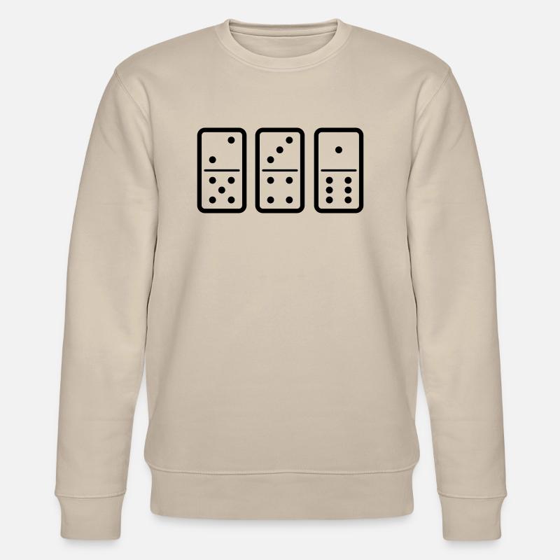 domino - Stanley/Stella Unisex Bio-Sweatshirt CHANGER  - Beige