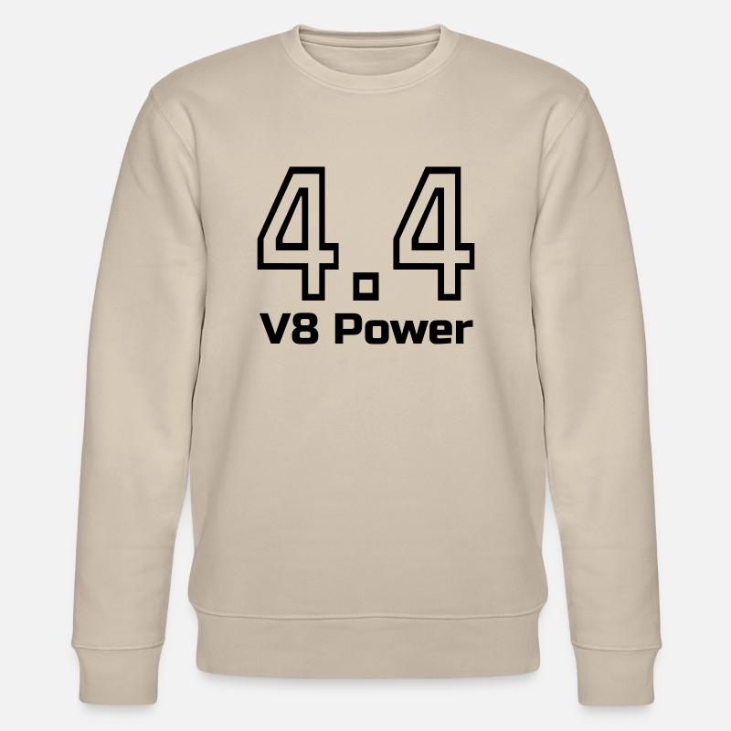 4.4 Puissance du V8 - Sweat bio CHANGER Stanley/Stella Unisexe - beige