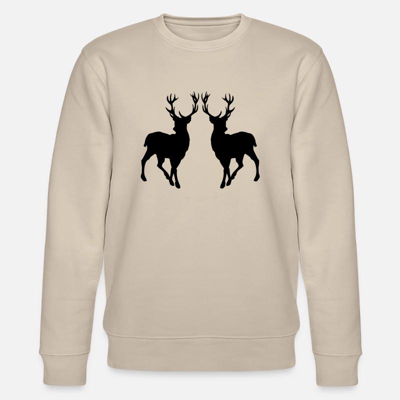 reh silhouette 02 - Stanley/Stella Unisex Bio-Sweatshirt CHANGER - Beige