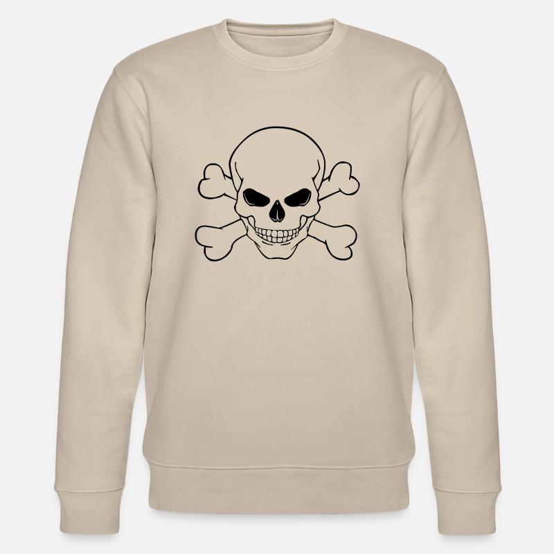 Crâne - Sweat bio CHANGER Stanley/Stella Unisexe - beige