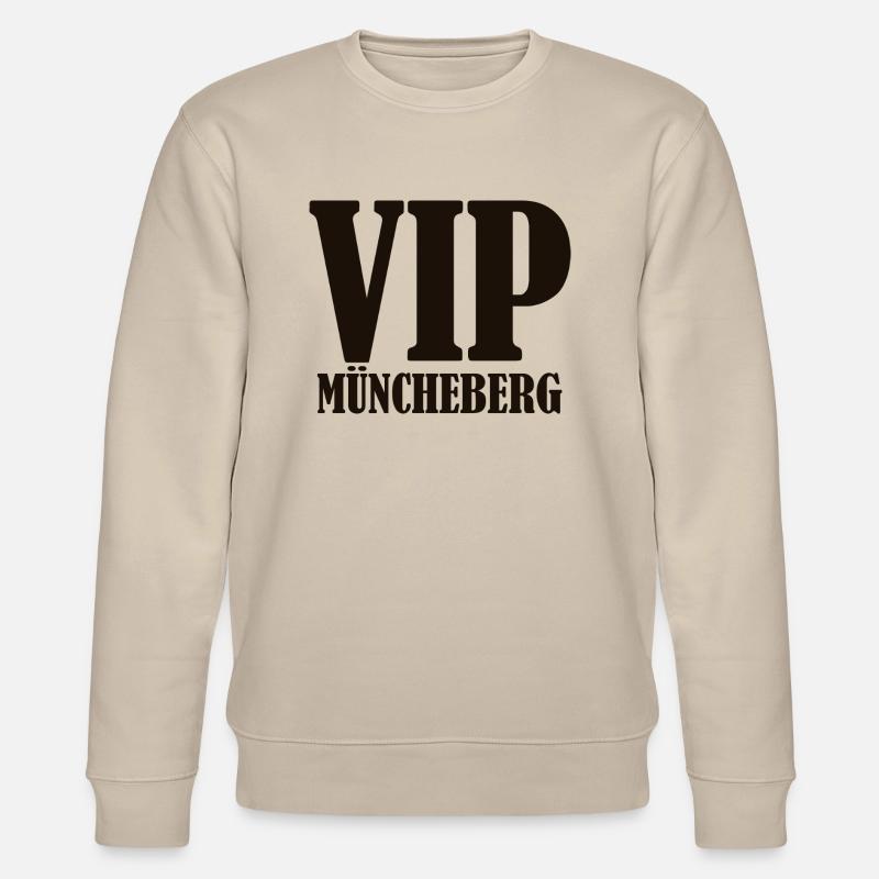 VIP Müncheberg - Stanley/Stella Unisex Bio-Sweatshirt CHANGER  - Beige
