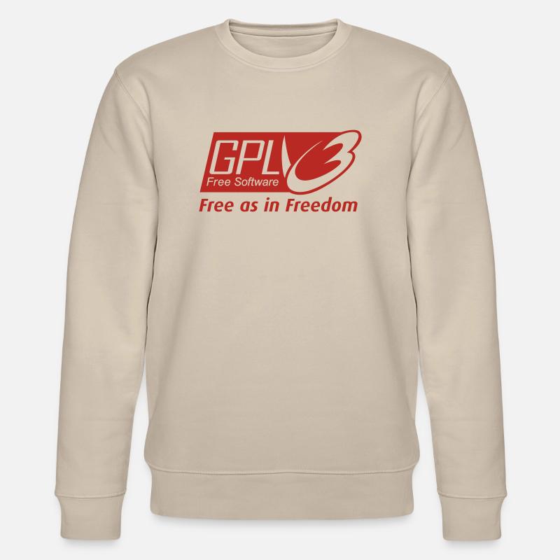 GPL - Free Software - Stanley/Stella Unisex Bio-Sweatshirt CHANGER  - Beige