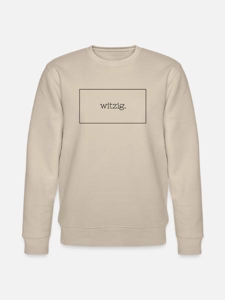 Witzig. - Stanley/Stella Unisex Bio-Sweatshirt CHANGER - Beige