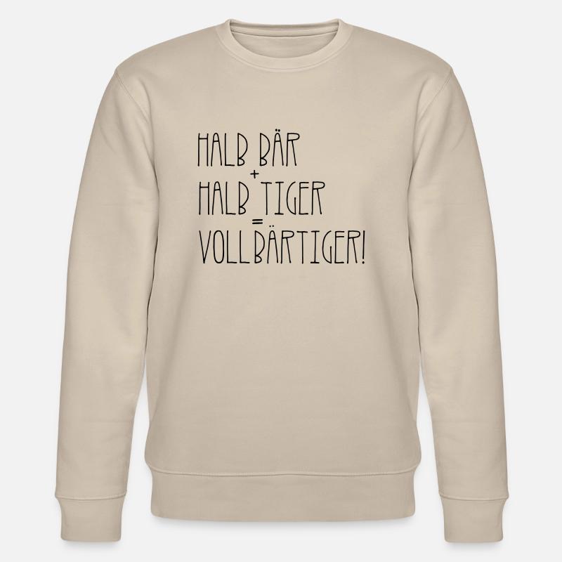Vollbärtiger - Stanley/Stella Unisex Bio-Sweatshirt CHANGER  - Beige