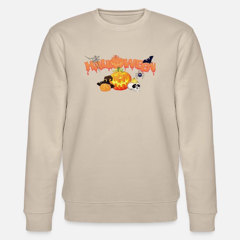 Halloween - Stanley/Stella Unisex Bio-Sweatshirt CHANGER  - Beige
