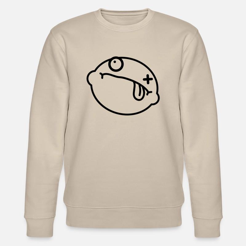 Dead Lemon Smiley - Sweat bio CHANGER Stanley/Stella Unisexe - beige
