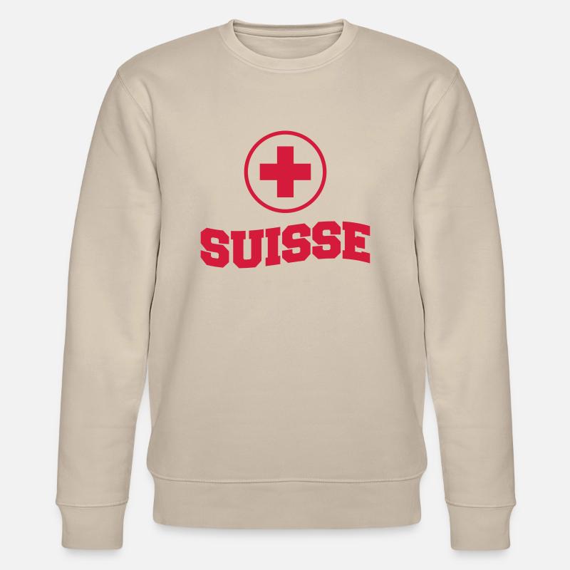 Suisse - Stanley/Stella Unisex Bio-Sweatshirt CHANGER  - Beige