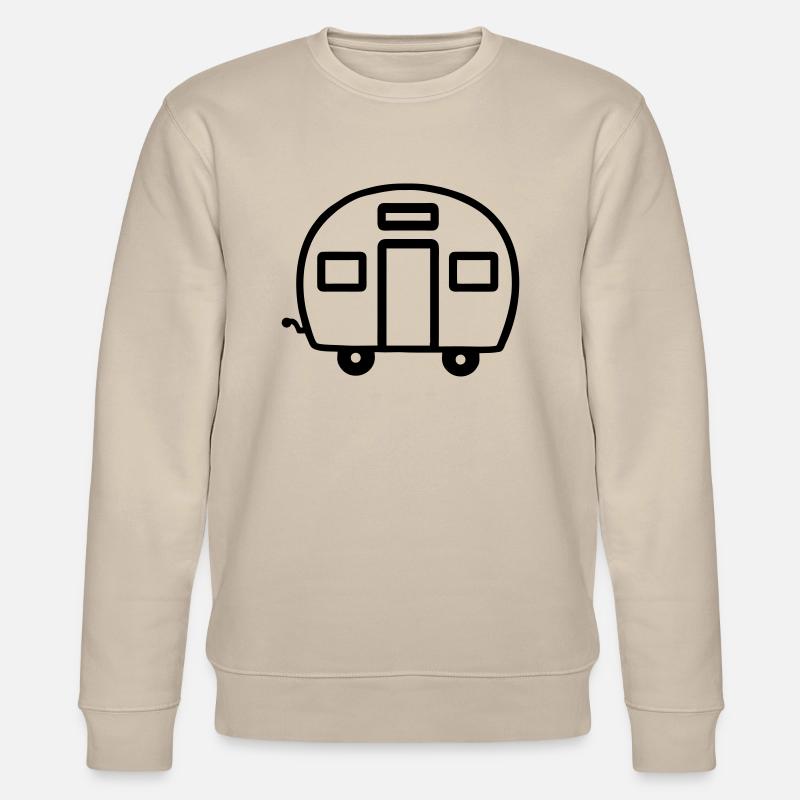 Wohnwagen - Stanley/Stella Unisex Bio-Sweatshirt CHANGER  - Beige