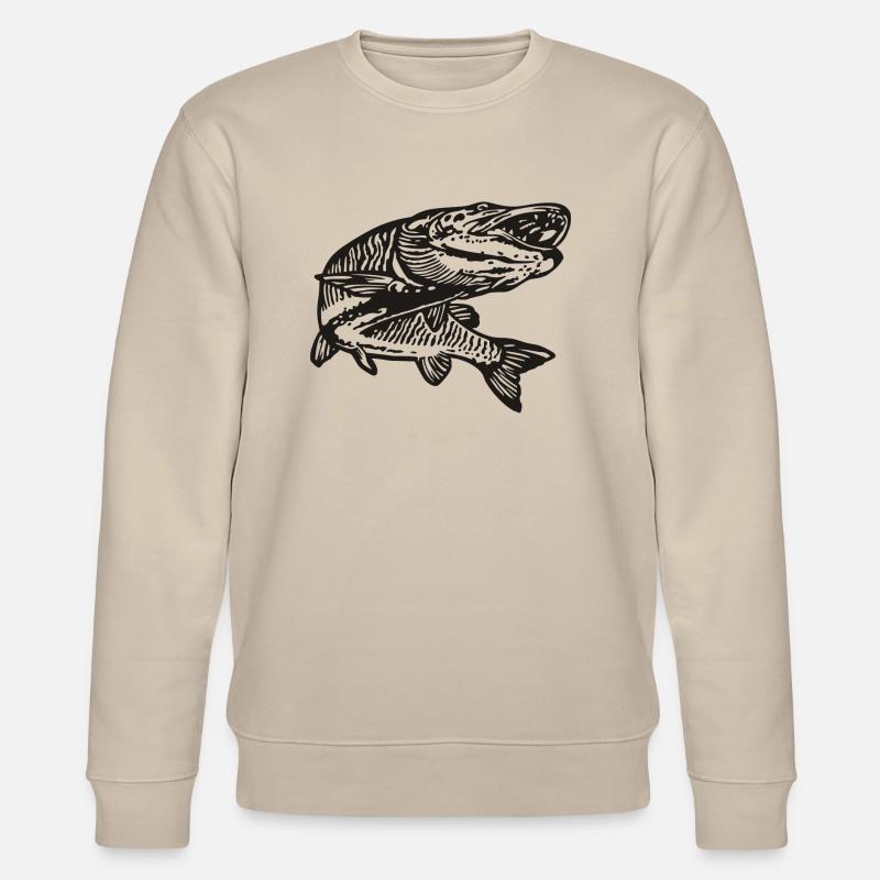 Hecht - Stanley/Stella Unisex Bio-Sweatshirt CHANGER  - Beige