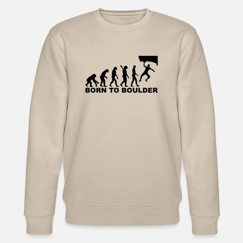 Evolution boulder - Stanley/Stella CHANGER Unisex Organic Sweatshirt - beige