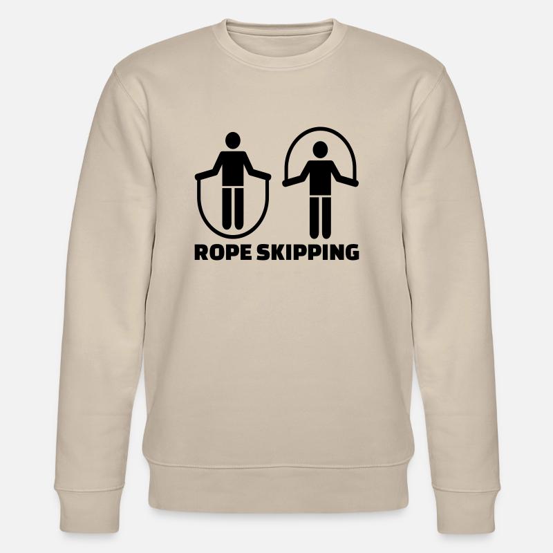 Rope skipping - Sweat bio CHANGER Stanley/Stella Unisexe - beige