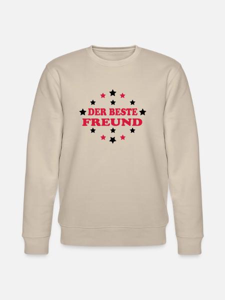 Der beste freund - Stanley/Stella Unisex Bio-Sweatshirt CHANGER  - Beige