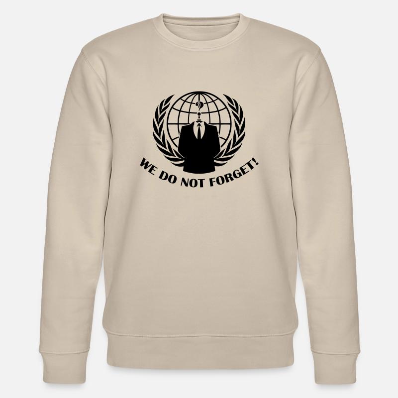 we_do_not_forget - Stanley/Stella CHANGER Unisex Organic Sweatshirt - beige