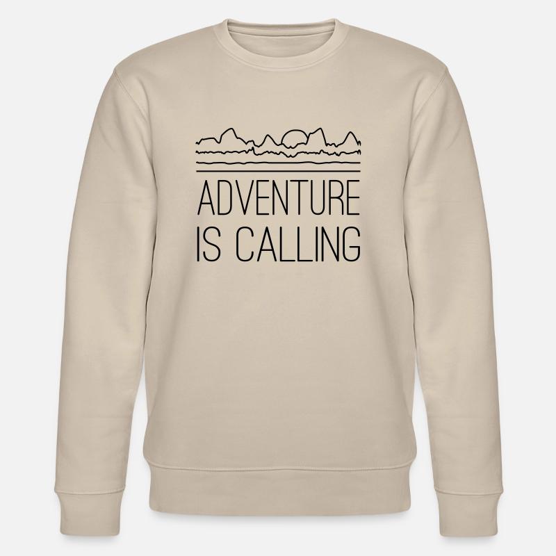 Adventure is calling - Stanley/Stella CHANGER Unisex Organic Sweatshirt - beige