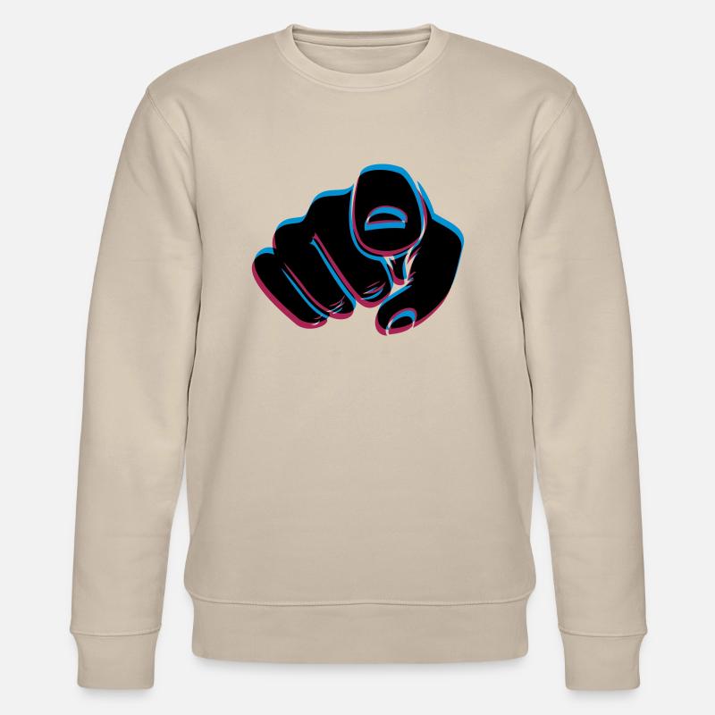 Main effet 3D - Sweat bio CHANGER Stanley/Stella Unisexe - beige