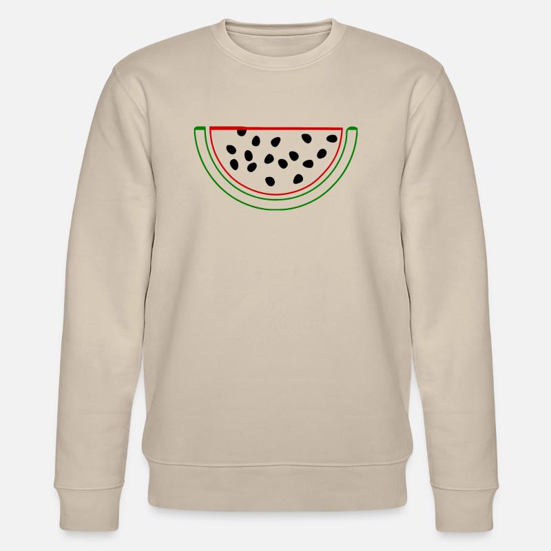 Wassermelone Melone - Stanley/Stella Unisex Bio-Sweatshirt CHANGER  - Beige