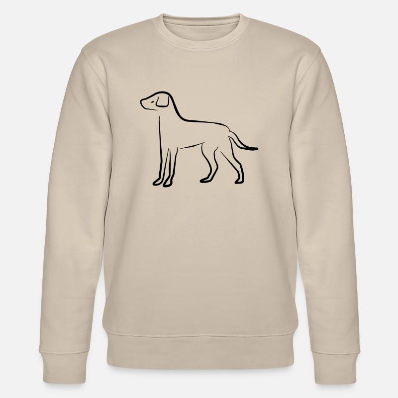 Hund - Stanley/Stella Unisex Bio-Sweatshirt CHANGER  - Beige