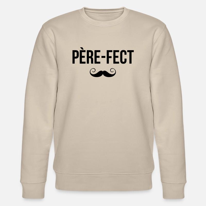 Père-fect idée cadeau papa - Sweat bio CHANGER Stanley/Stella Unisexe - beige
