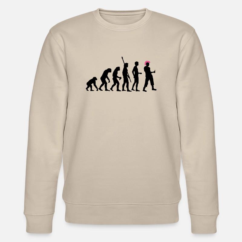 evolution_punk_2c - Stanley/Stella Unisex Bio-Sweatshirt CHANGER  - Beige
