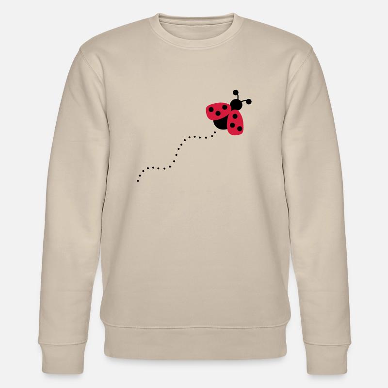 Marienkäfer - Stanley/Stella Unisex Bio-Sweatshirt CHANGER  - Beige
