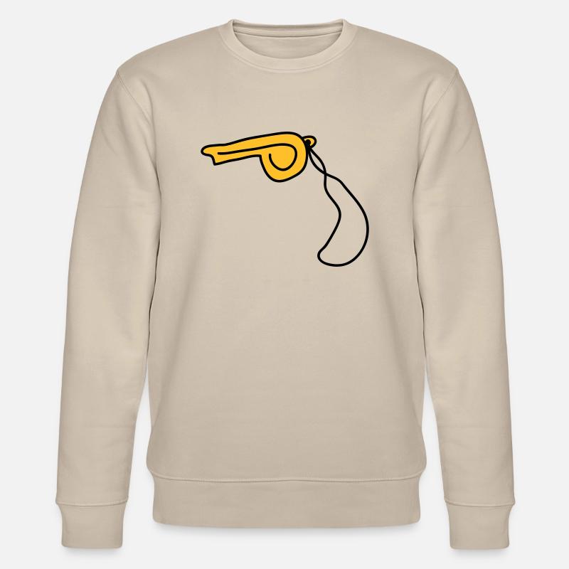 pfeife_2c - Stanley/Stella Unisex Bio-Sweatshirt CHANGER  - Beige