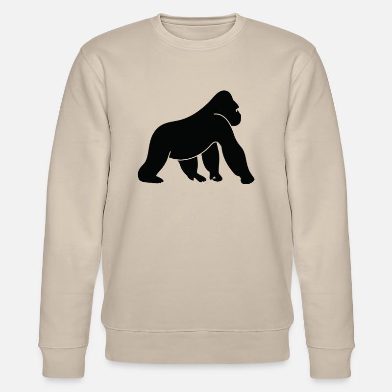 Un gorille sauvage - Sweat bio CHANGER Stanley/Stella Unisexe - beige