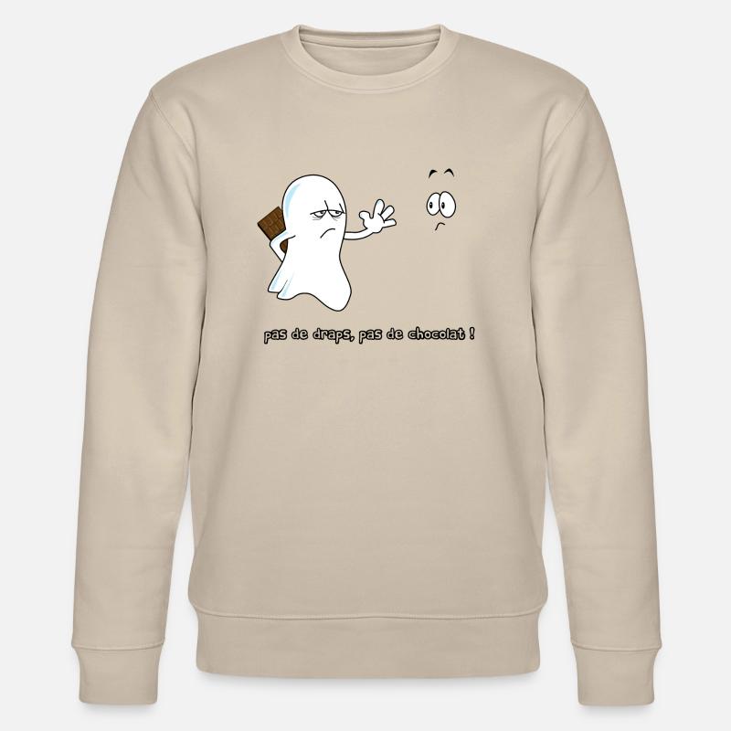 No choco - Stanley/Stella Unisex Bio-Sweatshirt CHANGER  - Beige