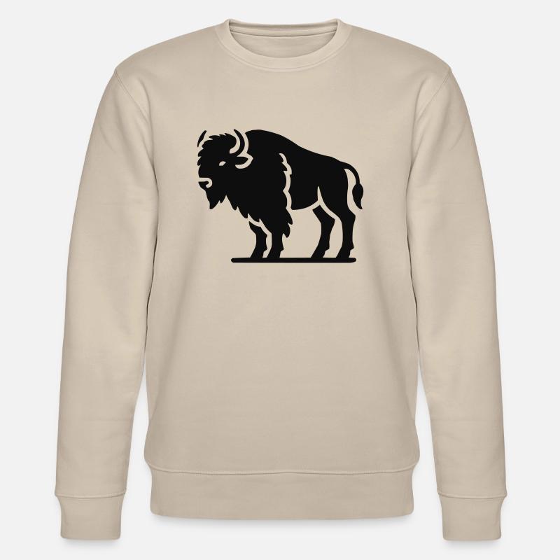 bison tier - Stanley/Stella Unisex Bio-Sweatshirt CHANGER  - Beige