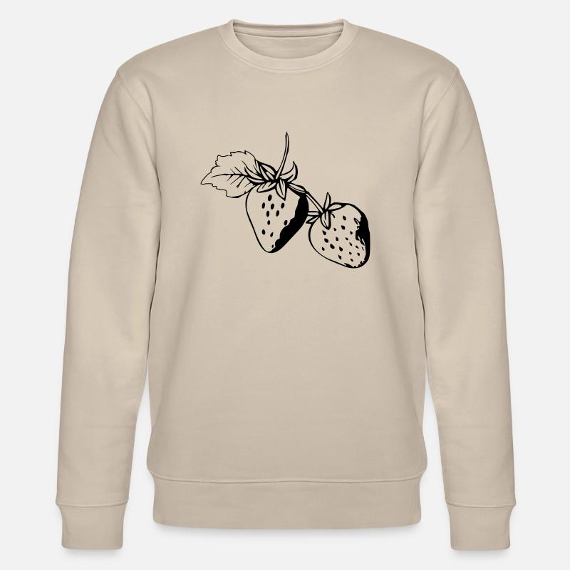 Erdbeereen - Stanley/Stella Unisex Bio-Sweatshirt CHANGER  - Beige