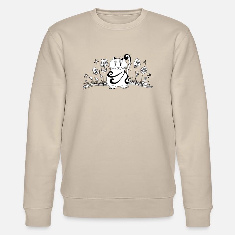 Chat - Sweat bio CHANGER Stanley/Stella Unisexe - beige