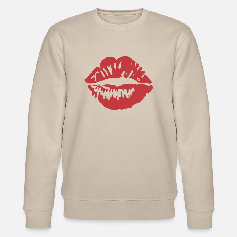 Lips - Stanley/Stella Unisex Bio-Sweatshirt CHANGER  - Beige