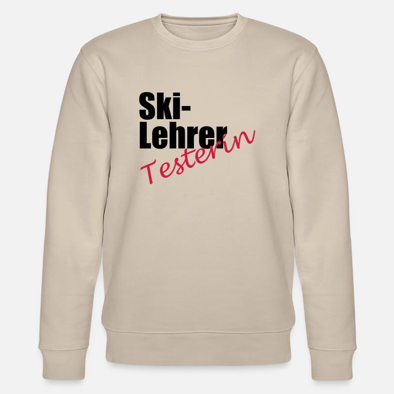 Ski Lehrer Testerin - Stanley/Stella Unisex Bio-Sweatshirt CHANGER  - Beige