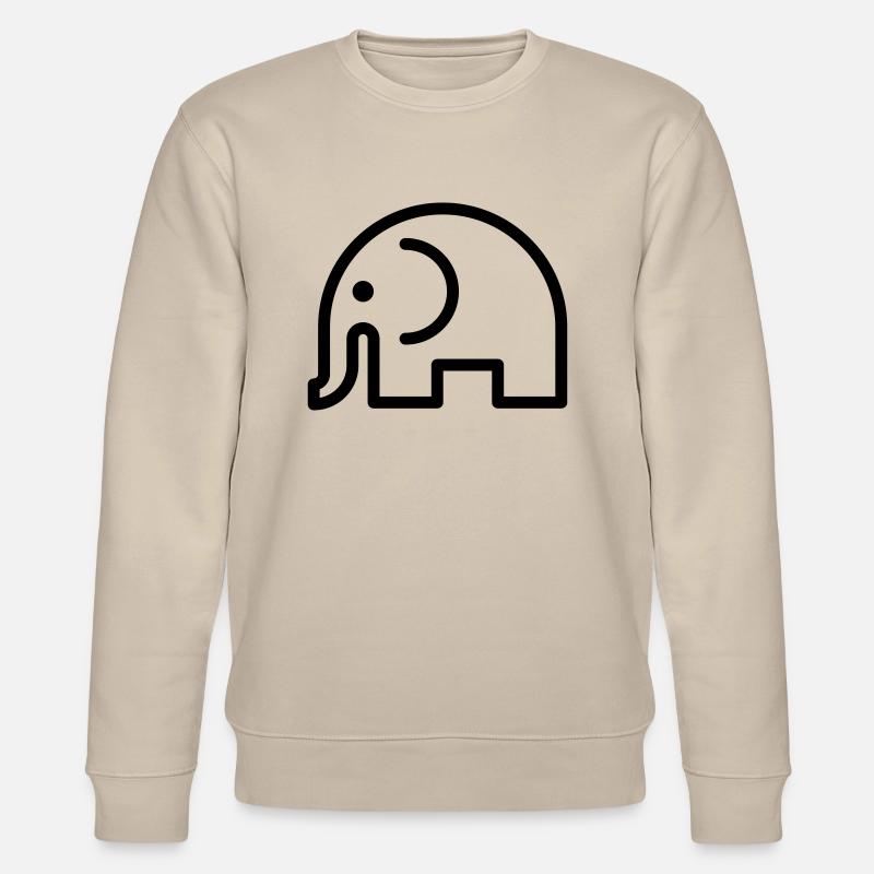Еlefant - Stanley/Stella Unisex Bio-Sweatshirt CHANGER  - Beige