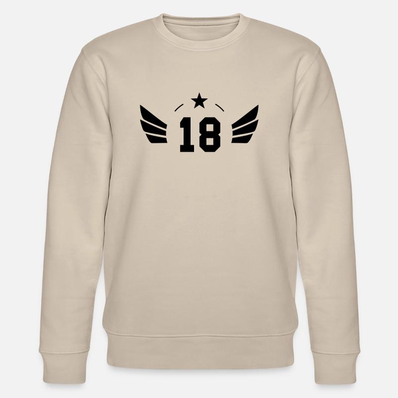18 ans - Sweat bio CHANGER Stanley/Stella Unisexe - beige