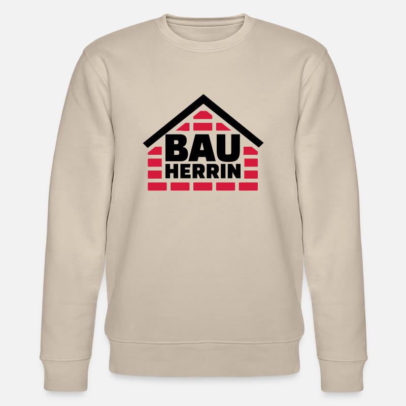 Bauherrin - Stanley/Stella Unisex Bio-Sweatshirt CHANGER - Beige