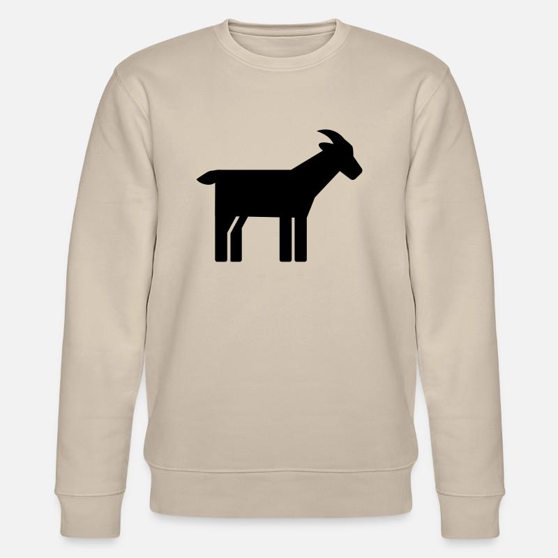 Ziege - Stanley/Stella Unisex Bio-Sweatshirt CHANGER  - Beige