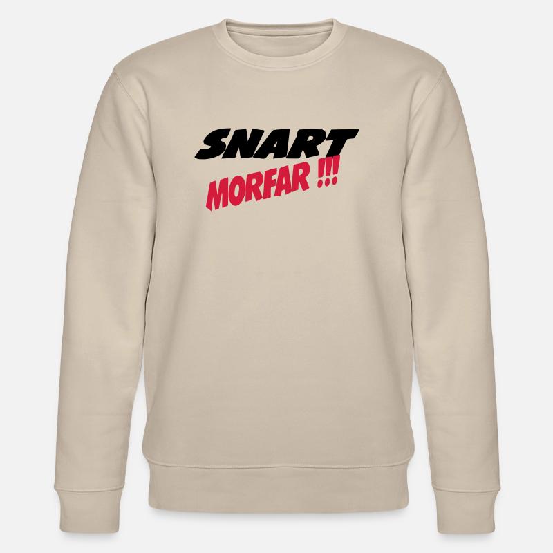 Snart morfar !! - Stanley/Stella Unisex Bio-Sweatshirt CHANGER  - Beige