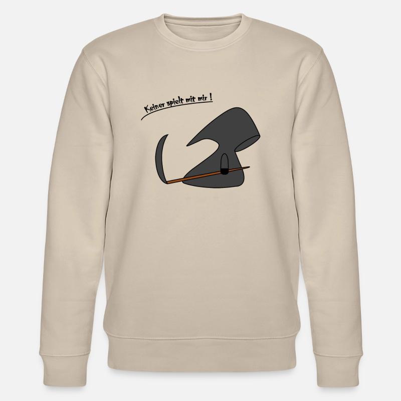 trauriger_tod_3 - Stanley/Stella Unisex Bio-Sweatshirt CHANGER  - Beige