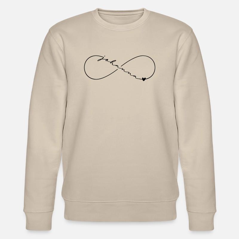 Johanna Nom Symbole de l’Infini - Sweat bio CHANGER Stanley/Stella Unisexe - beige