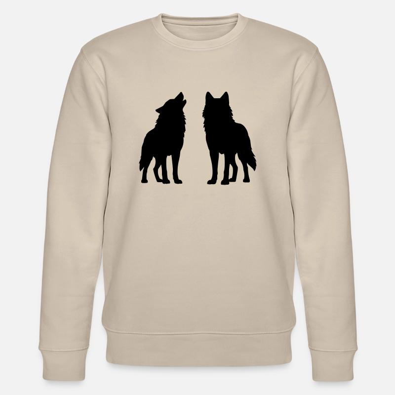 woelfe - Stanley/Stella Unisex Bio-Sweatshirt CHANGER  - Beige