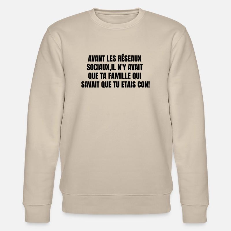 Vor - Stanley/Stella Unisex Bio-Sweatshirt CHANGER  - Beige